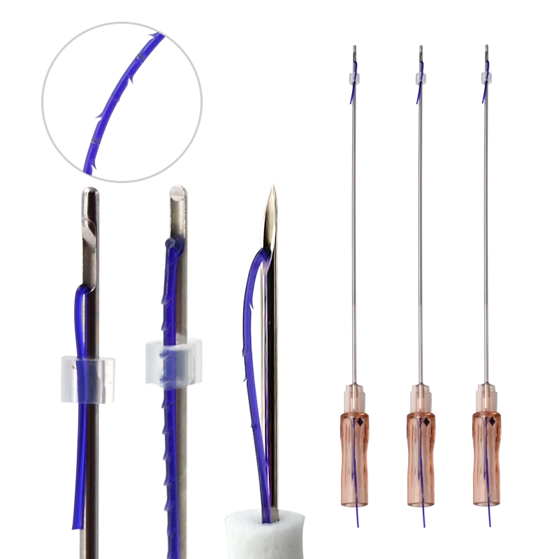 Superlift Premium PDO mono and cog threads for professional non-surgical face lifting.