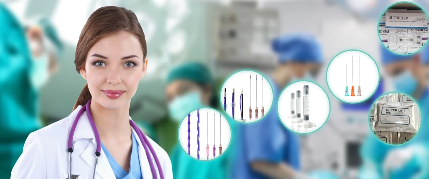 Professional medical aesthetic products supplier offering premium clinical devices and skincare.